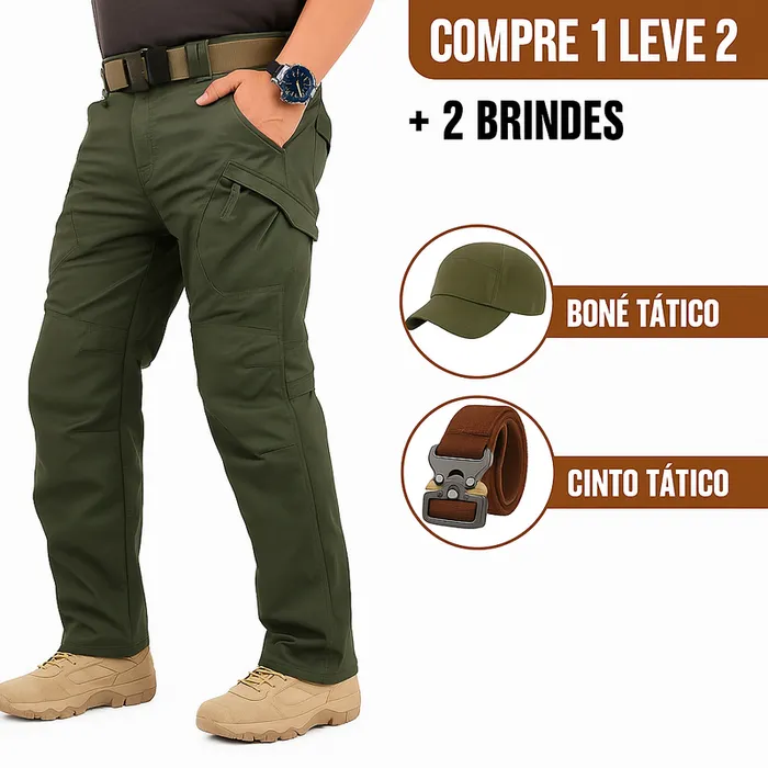 Calça Tática Steel + |Brindes Exclusivos|